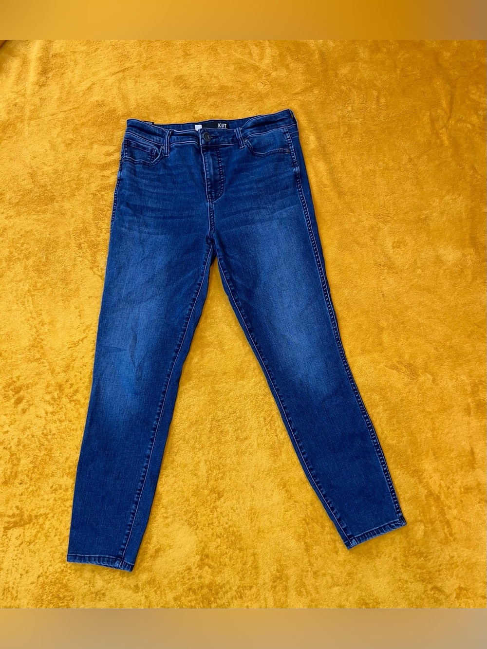 Kut from the Kloth Indigo High-Rise Skinny Jeans